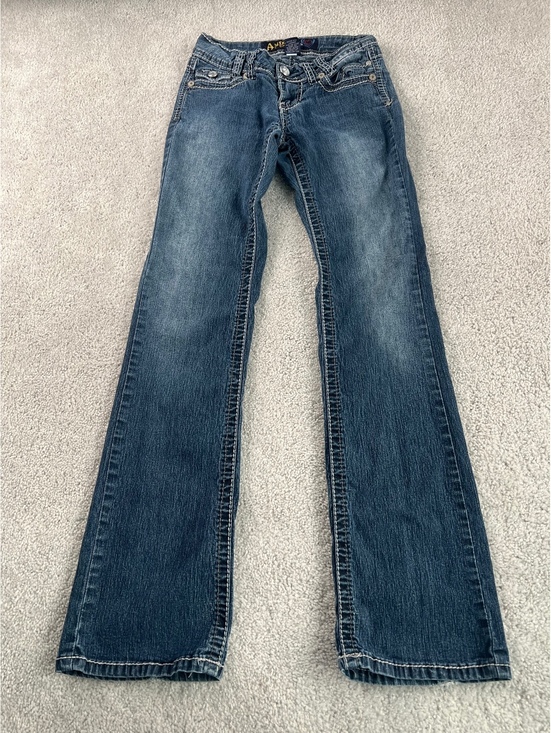 Angels Denim - Angels Women's Boot Cut Jeans Size 1 Medium Blue Denim